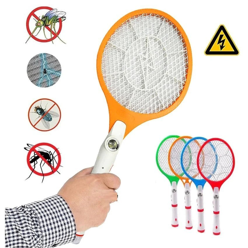 Raqueta Mata Mosquitos Con Doble Lintern